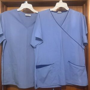 *Clearance-Final* It’s bundle time! 2pc Size S Blue Scrubs Set